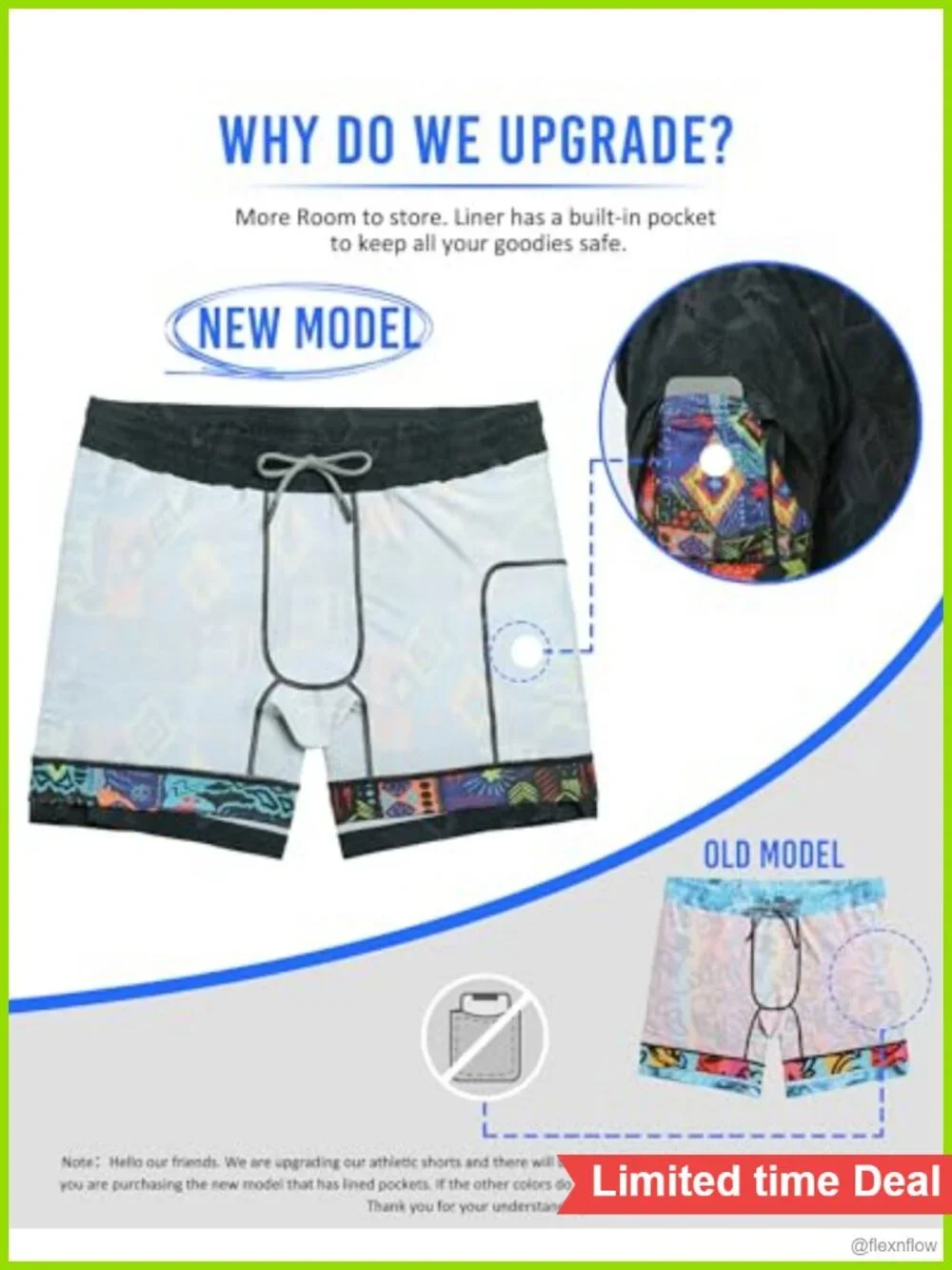 Men's 5 inch 2 in 1 Running Shorts Quick Dry Athletic Gym Shorts with Liner